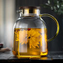 咏幻茶壶单壶耐电陶炉烧水煮茶泡茶茶具套装 墩墩茶壶+1500ml[金盖]+绿把小茶杯200 1L以上