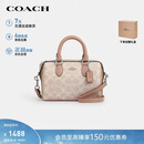 蔻驰（COACH）【品牌直供】女士ROWAN手提单肩斜挎波士顿包CW330礼物