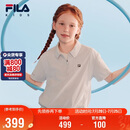 FILA斐乐儿童童装短T类2026年夏季女中大童梭织外套