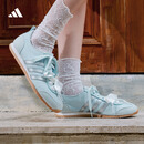 adidas「冰淇淋T头鞋」VS JOG 2.0薄底运动鞋男女阿迪达斯轻运动 浅天蓝/金属银/亮白 (推荐女生选小半码)   37