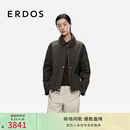 ERDOS 25秋冬通勤猎装夹克中性风休闲短外套女棉服外套 褐绿 S 160/80A