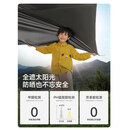 探险者黑胶天幕帐篷户外2026新款露营装备全套野营免搭防晒遮阳棚 升级Ti科技-0甲醛0透光