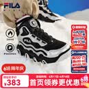 FILA儿童童鞋棉靴2025年冬季男中大童儿童棉鞋 黑/太空银-BS 40