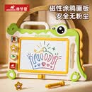 澳梦星儿童画板玩具超大号磁性男女孩1-2-3岁手写字涂鸦板儿童节礼物 大号【基础款】绿色鳄鱼画板