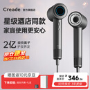 Creade科瑞德星级酒店同款高速吹风机家用吹头发大功率速干静音负离子护发吹风筒男女生日礼物K-4032 K-4032铂金灰【礼盒装】