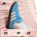adidas「T头鞋」VL COURT复古休闲板鞋德训鞋男女阿迪达斯轻运动 蓝色/亮白/树脂黄 (推荐女生选小半码)   37