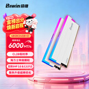 佰维（BIWIN）48G(24G×2)套装 DDR5 6000频率台式机内存条 时空行者DW100 RGB灯条(C28)白色AI PC电脑存储配件