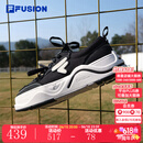 FILAFUSION斐乐女鞋潮牌50-50 DX II CVS帆布鞋生活滑板鞋子女 黑/奶白-BG 37.5