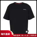 美津浓（MIZUNO）男士运动T恤仿棉手感柔软聚酯纤维宽松足球训练日常休闲短袖T恤 Black 均码 |M