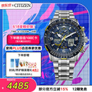 西铁城（CITIZEN）手表男日韩表蓝天使光动能电波钢带运动送父亲节礼物JY8078-52L