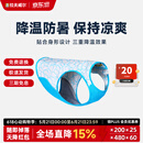 拉夫威尔思韦伯凉凉背心狗狗夏季防暑降温衣透气户外运动宠物衣服 荧光蓝 S