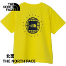 北面（The North Face）【日本直邮】短袖T恤NTT32646男女童幼儿几何方格Logo印花短袖T恤 黄色 【幼儿款】 120