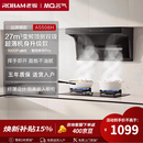 老板出品【名气】顶侧双吸油烟机【小黑翼PRO】变频抽油烟机27立方大吸力7字型油烟机A5508H A5508H新品升级款