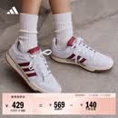adidas ENTRAP美式校园风运动少年感复古篮球风板鞋男女阿迪达斯 白色/红色   38