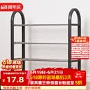 安尔雅 鞋架门口多层简易鞋柜客厅宿舍出租房收纳架子加粗  四层50cm
