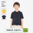 jnby by JNBY新款江南布衣童装短款开襟针织衫H型合体圆领26夏女童1Q5310880 409/黑藏青 160 cm