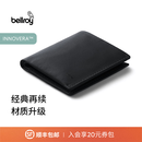 Bellroy 送礼 澳洲 Note Sleeve 旅行轻便短夹RFID防盗刷钱包卡包 墨黑色 INNOVERA™革新皮
