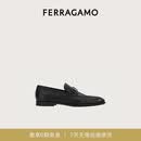 菲拉格慕（Ferragamo）男士黑色便士乐福鞋 0762636_3E _ 80 礼物送男友