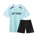 尤尼克斯（YONEX）2026新款yy羽球男女大赛运动短袖透气速干比赛训练套装跑步运动服 6025浅绿色套装 M