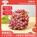 京鲜生 云南克伦生无籽红提 尝鲜装2-2.3斤 爽脆爽口 皮薄可食 生鲜水果