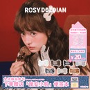 ROSYDOEDIAN  RDD撇起系列骨头发抓大号小号鲨鱼夹子发夹扁平抓夹发饰 奶牛纹（大号）