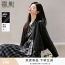 香影酷飒风黑色皮衣女2026秋季新款高级感洋气pu机车短款夹克外套 黑色 M 160/84A/95-110斤