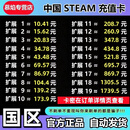 【24小时自动秒发】中国区Steam充值卡Steam余额钱包码CDK 国区余额兑换码黑神话悟空 扩展15约到账521.8元
