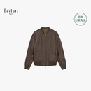 BERLUTI 26早秋新品男装轻盈Fly双面飞行员夹克 灰褐棕色 50 A
