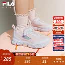 FILA软糖鞋|斐乐儿童童鞋运动鞋子2026年夏季新款男女小童室内鞋 微妙粉/斐乐白-DW 28