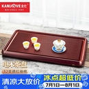 金灶（KAMJOVE） 电木茶盘排水托盘 茶具套装轻奢现代茶台沥水盘家用德料32支 圆边电木【长70宽40高5cm】