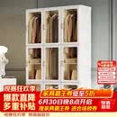 蚂蚁盒子一体免安装衣柜卧室家用简易组装柜子折叠加粗加厚塑料收纳储物柜