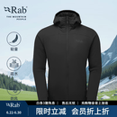 Rab睿坡Xenair Alpine户外徒步运动夹克连帽轻量金标P棉服男  QIP-41 黑色BLK M