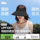 蕉下（beneunder）遮阳帽子女太阳帽空顶防晒帽防紫外线全脸遮阳百搭加长帽檐BM024