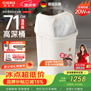凯伦诗（CLORIS）F988S德国高深泡脚桶 过膝盖熏蒸足浴盆全自动电动按摩加热洗脚盆 送老婆礼物 送父母 三伏天泡脚 【F988旗舰款】71cm高深桶+自然熏蒸+刮痧