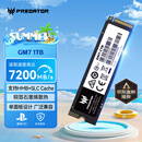 宏碁掠夺者（PREDATOR）1TB SSD固态硬盘 M.2接口(NVMe协议) GM7系列｜NVMe PCIe 4.0读速7200MB/s  AI电脑存储配件