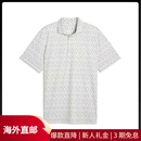 彪马（PUMA）男士运动T恤吸湿排汗四向弹力再生材料轻量高尔夫Polo衫 Warm White 均码 |3XL
