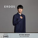 ERDOS 春夏丝毛绒商务休闲简约翻领职场男夹克外套 藏蓝 M 170/92A