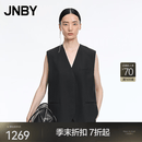 江南布衣（JNBY）【商场同款】26夏新品马甲无袖V领5Q4510510 001/本黑 M