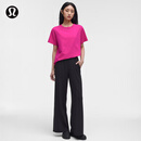 lululemon丨Silky Flowy 女士瑜伽中腰阔腿裤 LW5JA9S 黑色 M