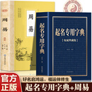 起名专用字典权威典藏正版 杨适存编著 起名实用速查宝典 个人起名宝宝起名大全成人改名店铺企业命名起名字的书籍 【全2册】起名专用字典+周易
