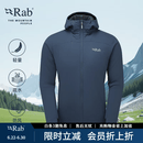 Rab睿坡Xenair Alpine户外徒步运动夹克连帽轻量金标P棉服男  QIP-41 暴风蓝TMB M