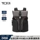途明（TUMI）ALPHA BRAVO男士双肩包翻盖大容量双肩背包炭黑色 父亲节礼物