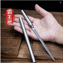 全钢霸王棍茶刀露营随身携带露营工具刀厨房家用牛排手把肉刀 全钢霸王棍