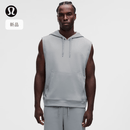lululemon丨汪顺同款Warm-Up 男士运动无袖连帽衫 芯吸 LM3GXWS 羽毛灰 M