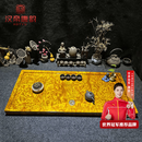 汉帝唐韵（HDTYU）金丝楠木茶盘整块实木家用客厅排水天然原木根雕茶具茶托茶台 100*43*5cm