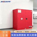 京顿安全柜防火防爆危险品储存柜化学品存放柜防爆箱实验室实验柜 红色110加仑 1650*1500*860mm