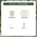 咏幻可爱风陶瓷碗碟餐具家用绿色饭碗清新高颜值好看碗盘乔迁礼品套装 2人食(泡沫装) 8件套