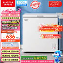 澳柯玛（AUCMA）208升单温冷柜家用减霜冰柜冷藏柜冷冻柜小型冷柜卧式顶开冰箱一级能效 BC/BD-208HNEV 以旧换新