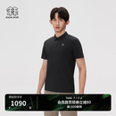 KOLON SPORT/可隆户外休闲衣 男子接触凉感遮热UPF50+ CARVICO短袖 LHPT6MN083-BK 黑色 XL 180/100A