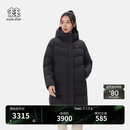 KOLON SPORT/可隆户外羽绒服 女士防泼水防风BENCH重量羽绒夹克 LKDJ5WN110-BK 黑色 M 165/88A